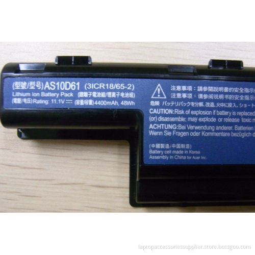 4400mah Batteries For Laptop Computers Acer As10d61 As10d71 As10d51 As10d31